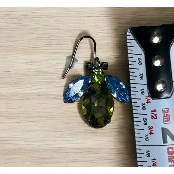 Y2K Coach Poppy Swarovski Crystal Bee Necklace, Bracelet & Earring Jewelry Set - Picture 10 of 13